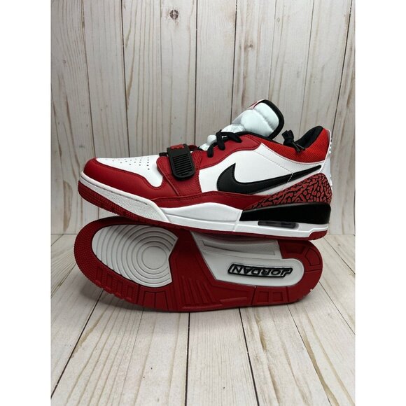 Nike Jordan Legacy 312 Low Chicago Red White Black Mens Size 10